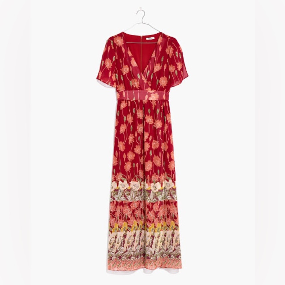 Madewell Floral Maxi Dress View 2